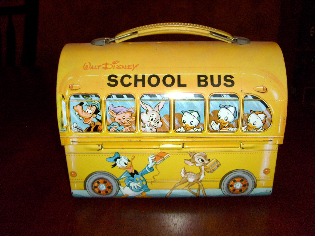 The Allee Willis Museum of Kitsch » Disney School Bus Lunchbox